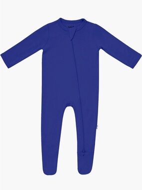 🪁 NWT Kyte BABY Zip-Up Footie, Royal Blue, 6-12M